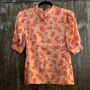 Ann Taylor 3/4 Sleeve Satin Blouse NWOT XXS